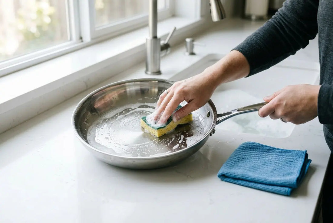 Poêle inox : comment l'entretenir et la nettoyer facilement