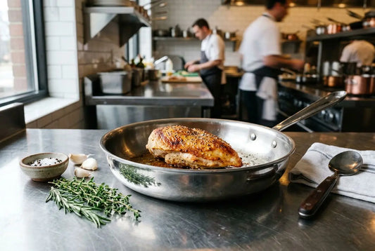 Les avantages d'une poêle en inox pour une cuisson saine