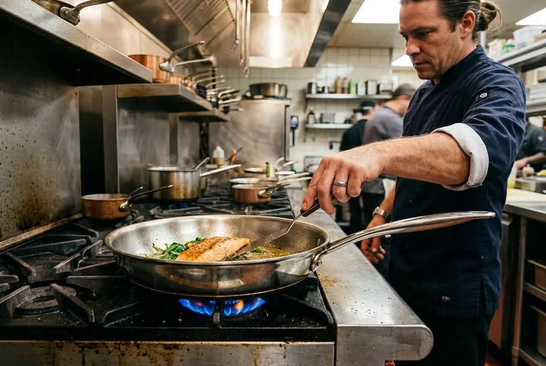 Poêles inox professionnelles restaurant - Comparatif