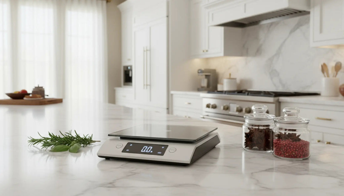 balance cuisine sur un comptoir cuisine luxe de la boutique Smarty Chef Expert