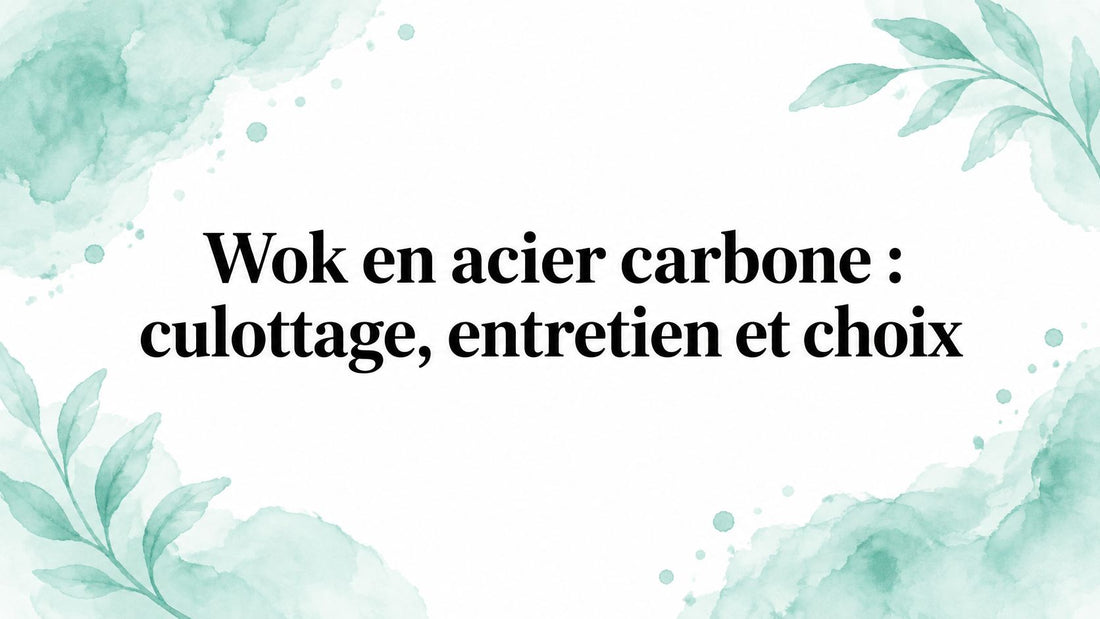 Wok en acier carbone : culottage, entretien et choix Smarty Chef