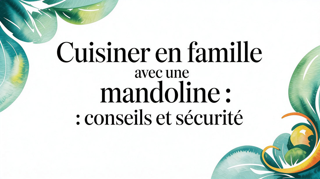 Cuisiner en famille avec une mandoline : conseils et sécurité Smarty Chef