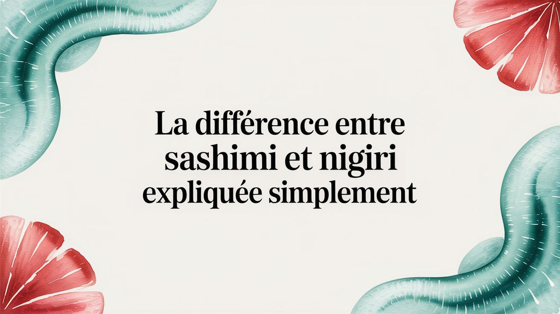 La différence entre sashimi et nigiri expliquée simplement