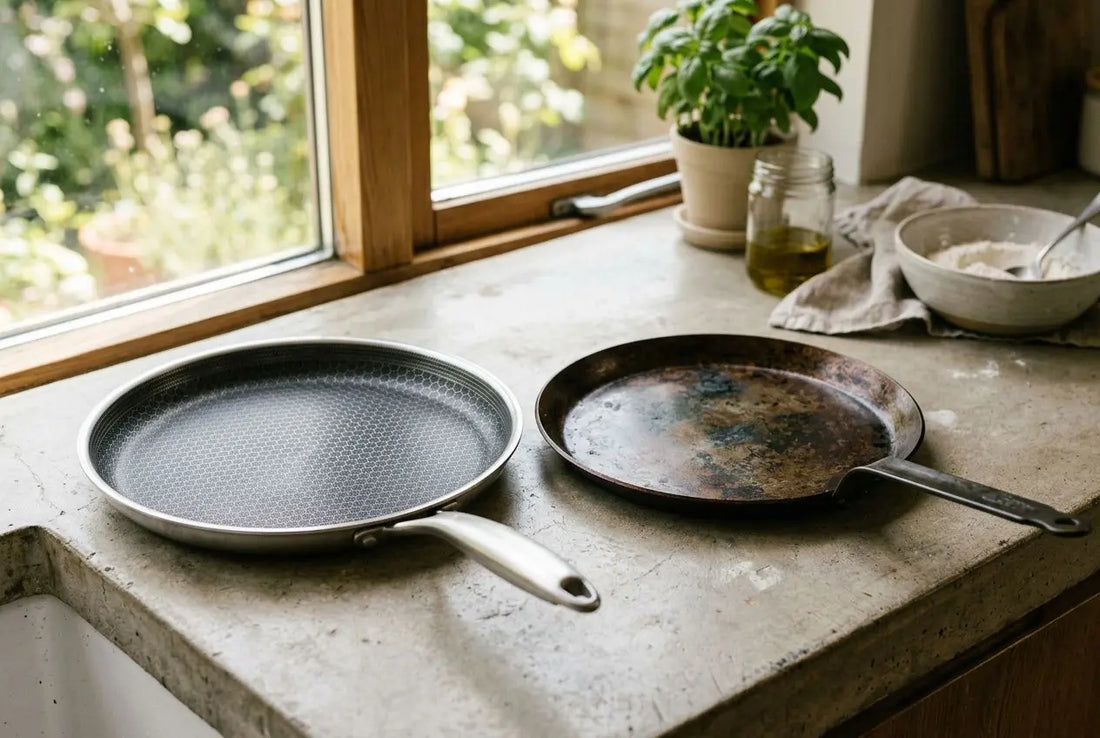 Guide d'achat : crêpière inox ou tôle, différences.