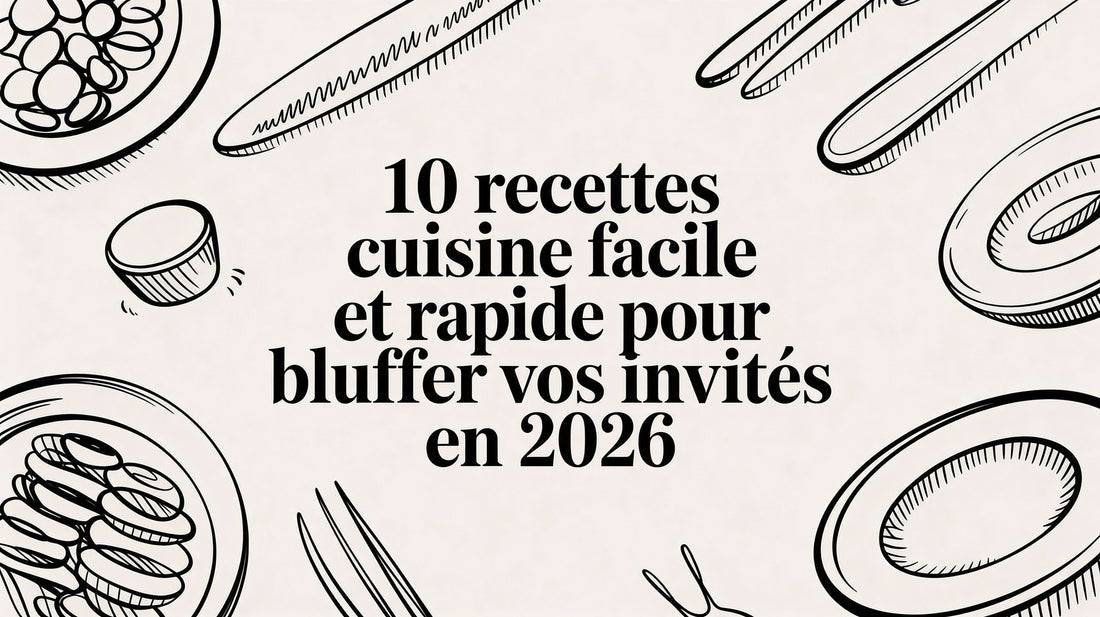 10 recettes cuisine facile et rapide pour bluffer vos invités en 2026