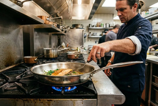 Poêle inox professionnelle restaurant : comparez nos modèles