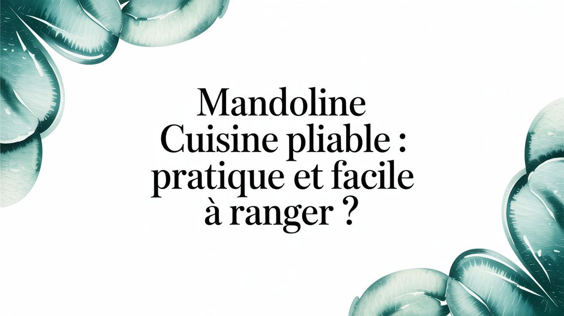 Mandoline cuisine pliable : pratique et facile à ranger ?