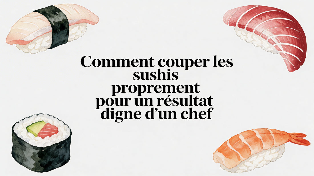 Comment couper les sushis proprement pour un résultat digne d'un chef Smarty Chef