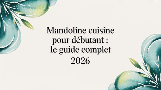 Mandoline cuisine pour débutant : Le guide complet 2026