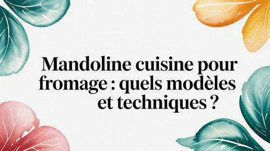 Mandoline cuisine pour fromage : quels modèles et techniques ?