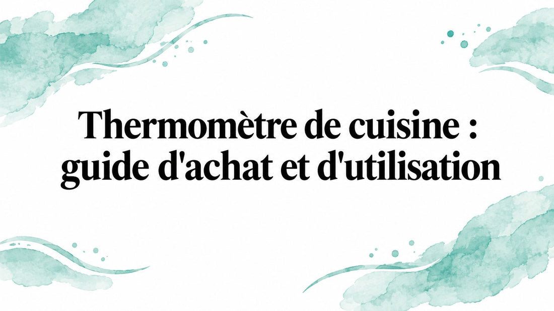 Thermomètre de cuisine : guide d'achat et d'utilisation Smarty Chef
