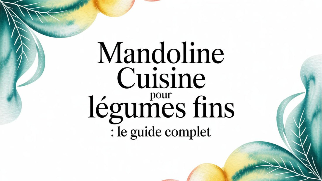 Mandoline cuisine pour légumes fins : Le guide complet