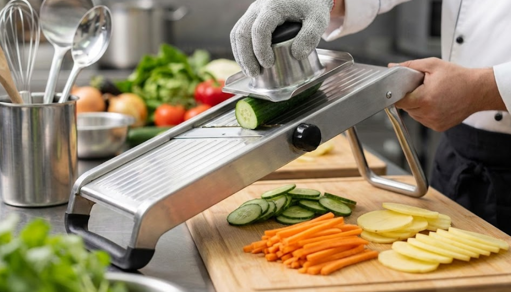 Maîtriser la mandoline cuisine professionnelle : Techniques professionnelles