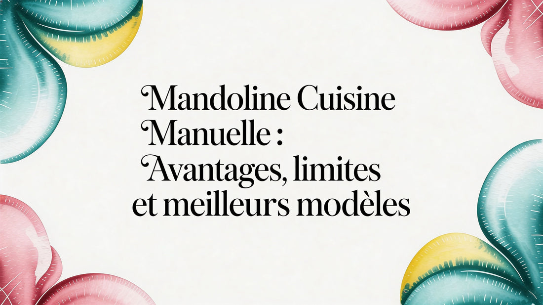 Mandoline cuisine manuelle : avantages, limites et meilleures modèles