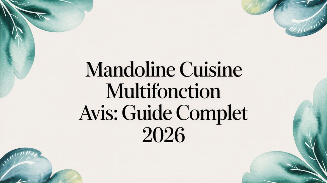 Mandoline cuisine multifonction avis: Guide Complet 2026