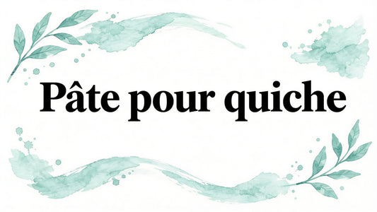 Pate pour quiche Smarty Chef