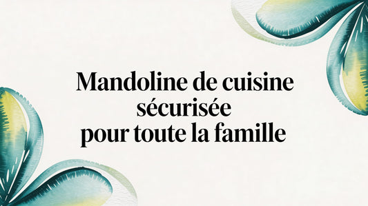 Mandoline cuisine sécurisée pour famille: Mandoline cuisine