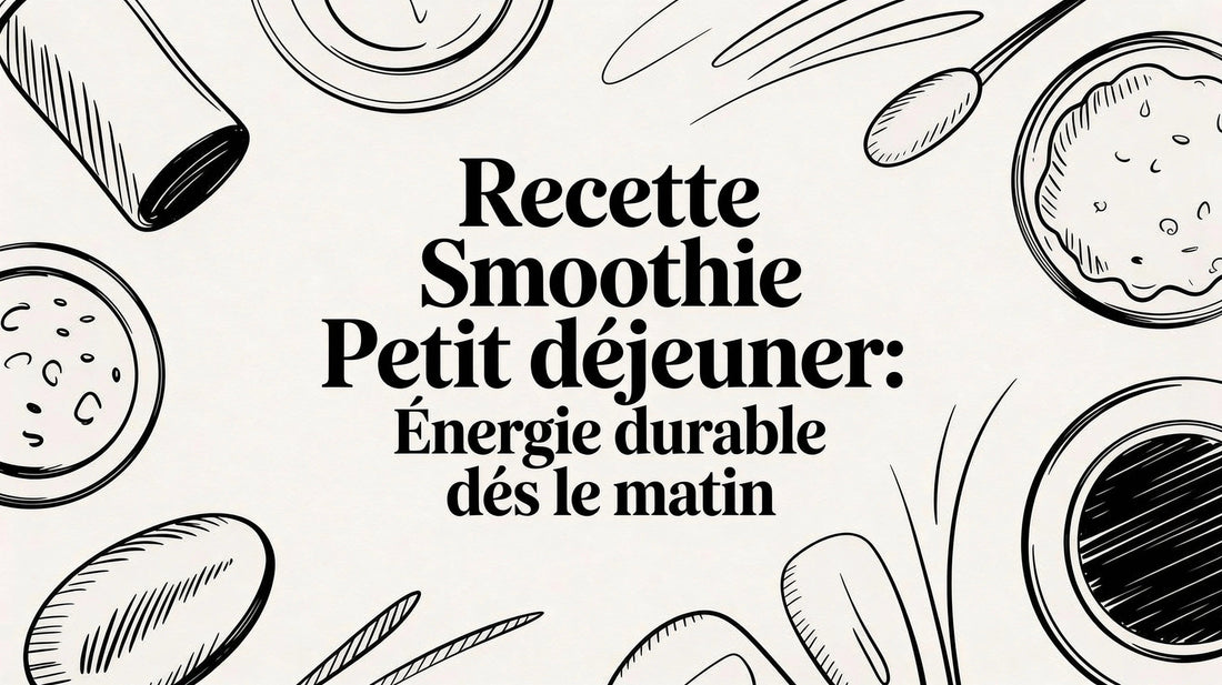 Recette smoothie petit déjeuner: énergie durable dès le matin