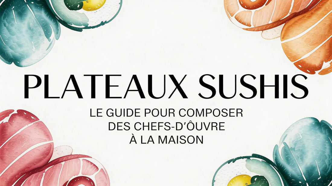 Plateaux sushis: le guide pour composer des chefs-d'œuvre à la maison