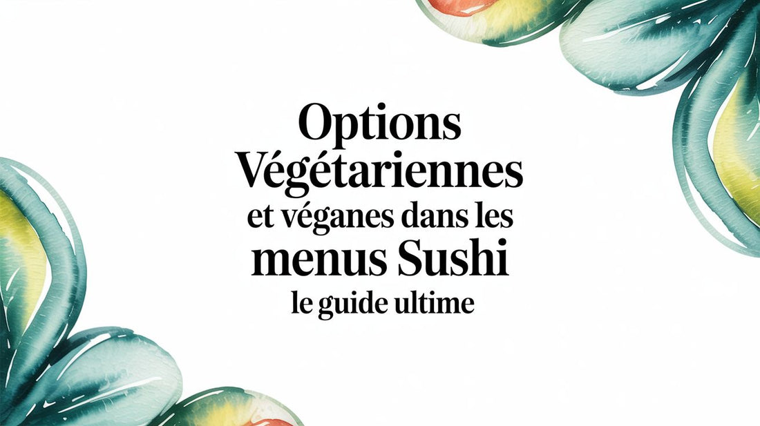 Options Végétariennes et Véganes dans les Menus Sushi : Le Guide Ultime