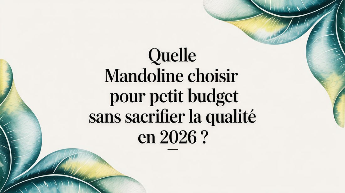 Quelle mandoline choisir pour petit budget sans sacrifier la qualité
