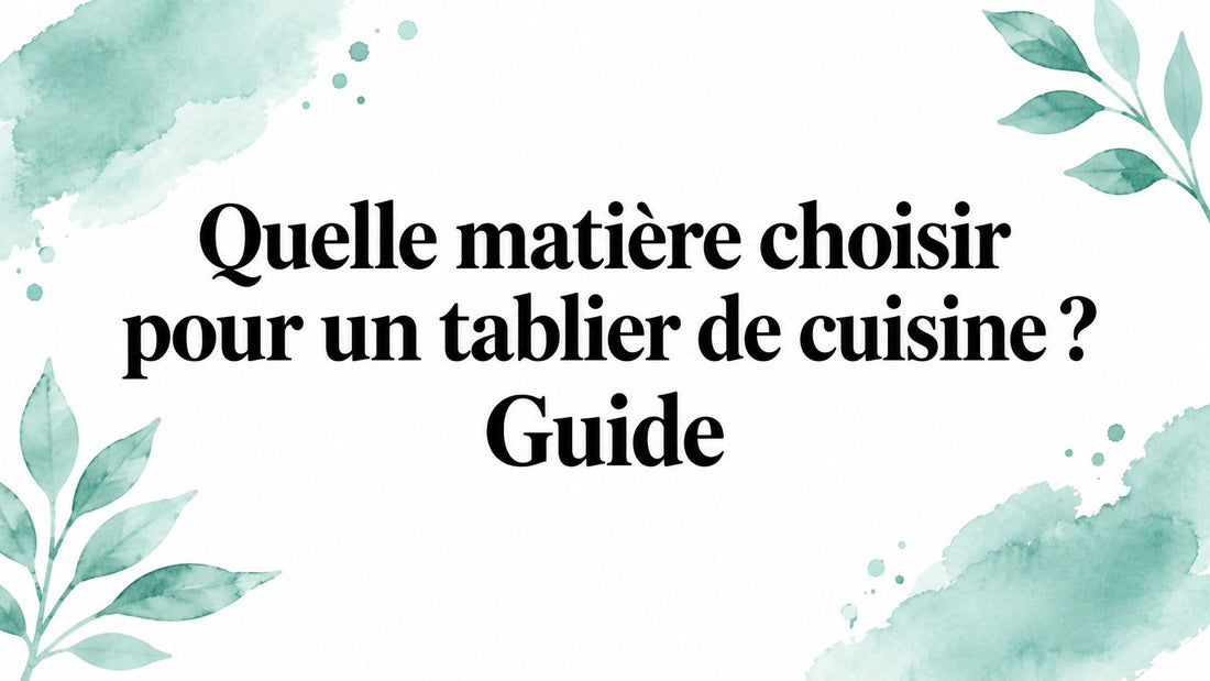 Quelle matière choisir pour un tablier de cuisine ? Guide