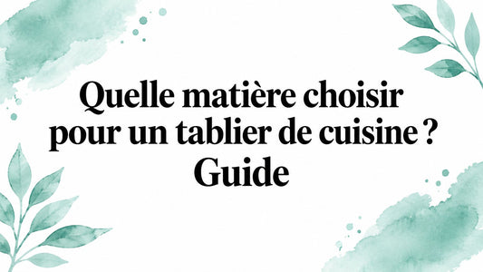 Quelle matière choisir pour un tablier de cuisine ? Guide