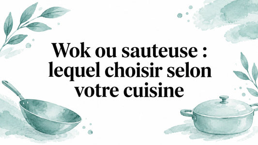 Wok ou sauteuse : lequel choisir selon votre cuisine