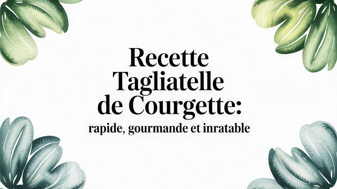 Recette tagliatelle de courgette: rapide, gourmande et inratable Smarty Chef