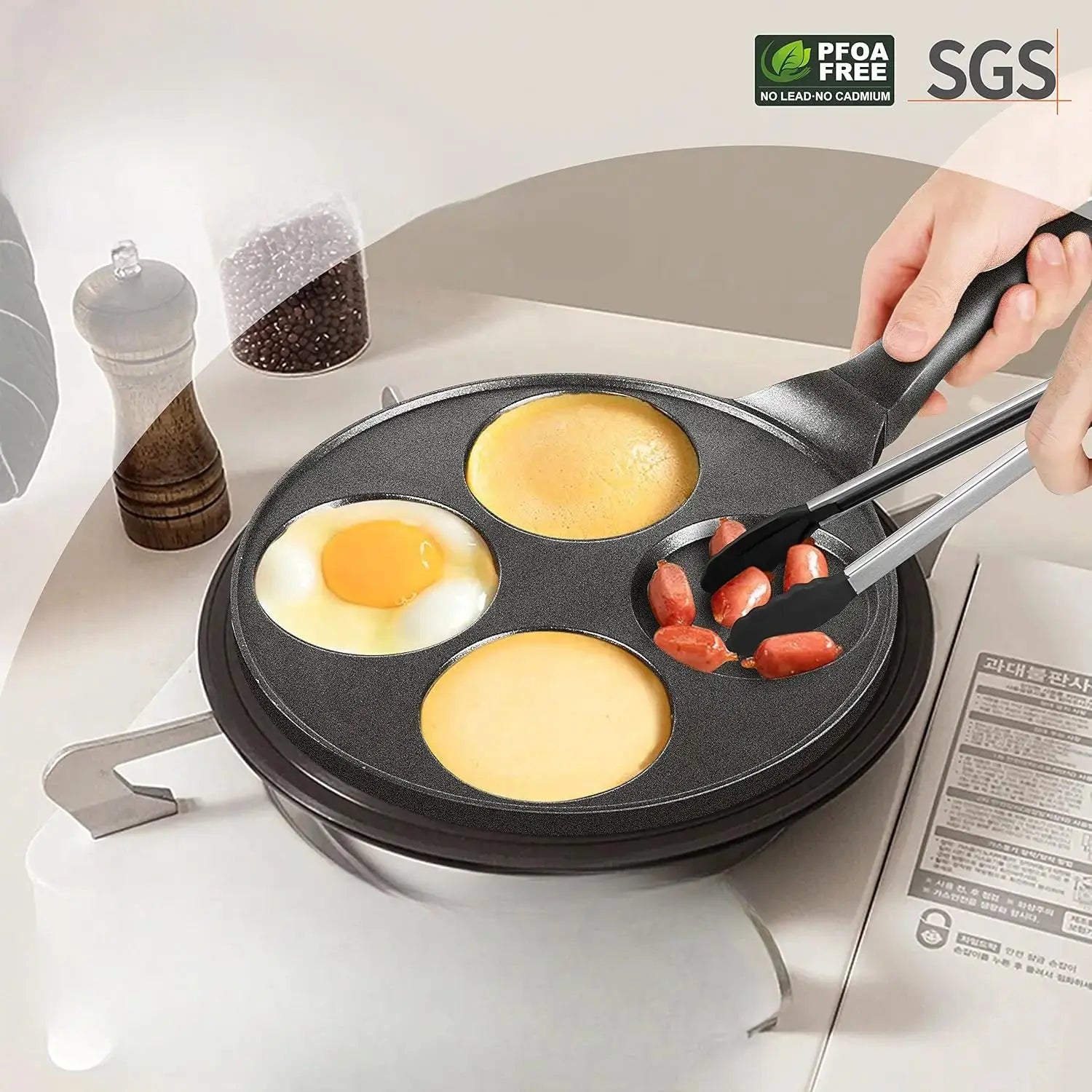 Poêle À Pancakes ou Blinis À Induction 26,5 cm FLIPJOY™ (Copie) Smarty Chef