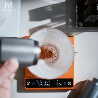 Balance à café digitale offrant des mesures fiables pour espresso et café filtre – MUVNA