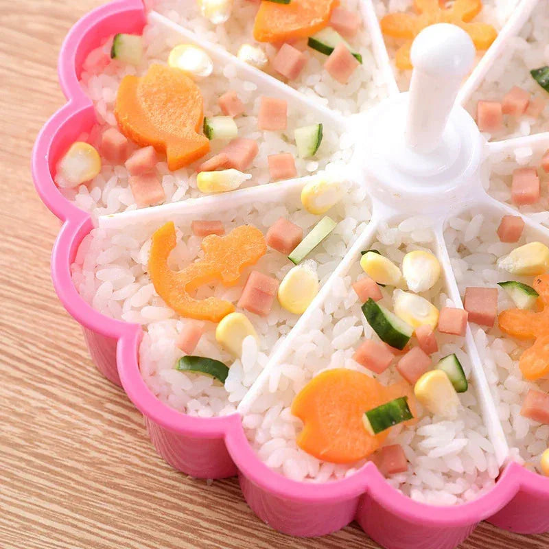 Moule Onigiri RICECRAFT 8 compartiments pour onigiri maison