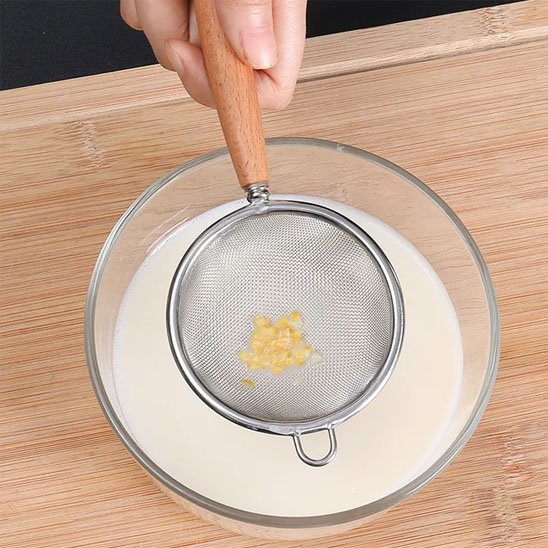Passoire en inox professionnelle pour cuisiner