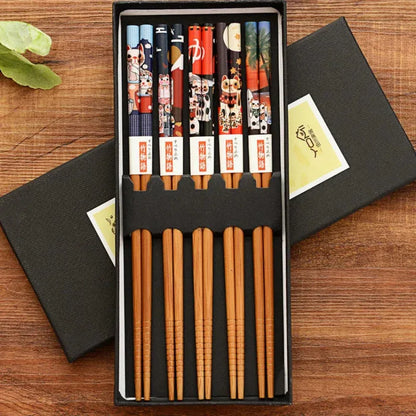 Pointe antidérapante baguette chinoise en bambou