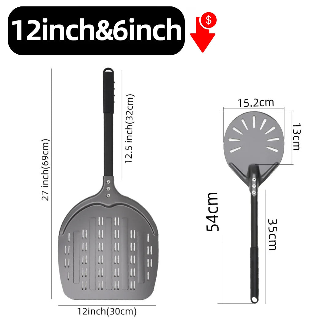 Lot 1 12 pouces 69 cm Couleur Pelle À Pizza En Aluminium Anodisé Pour Four
