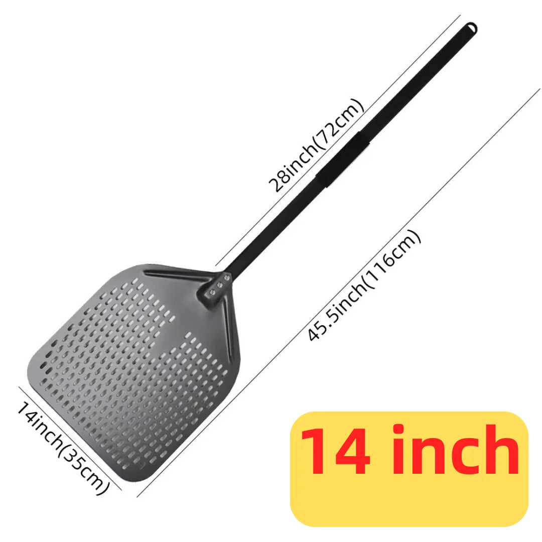 Carré 14 pouces 116 cm Couleur Pelle À Pizza En Aluminium Anodisé Pour Four