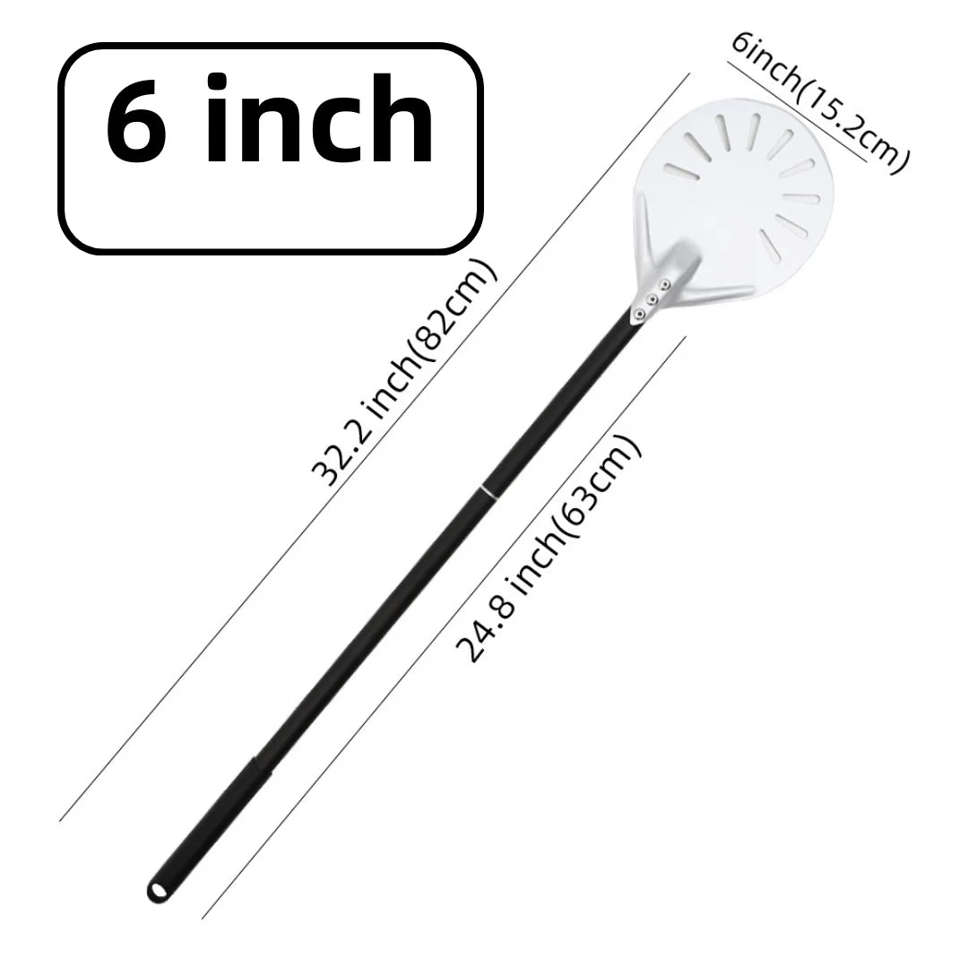 Argent 6 pouces 82 cm Couleur Pelle À Pizza En Aluminium Anodisé Pour Four