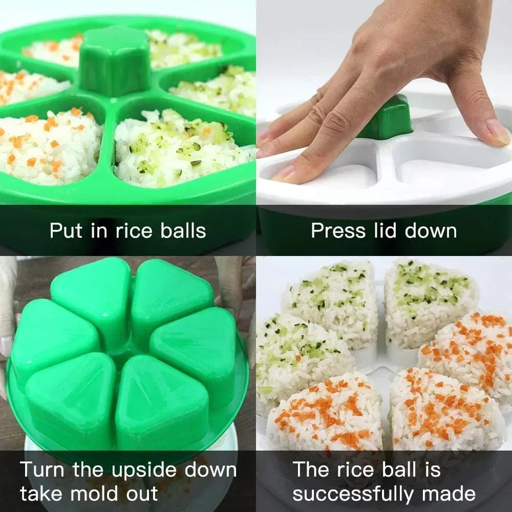 Presse à Onigiri Professionnelle 6-en-1 Smarty Chef