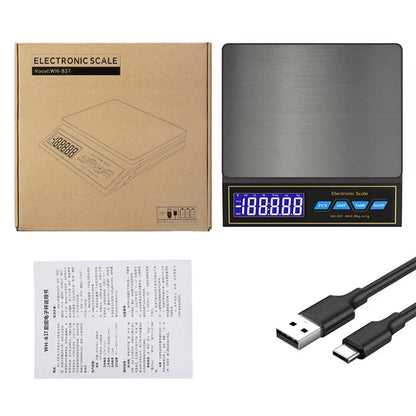 Balance de cuisine 30kg/1g rechargeable  | GRAMIQ™