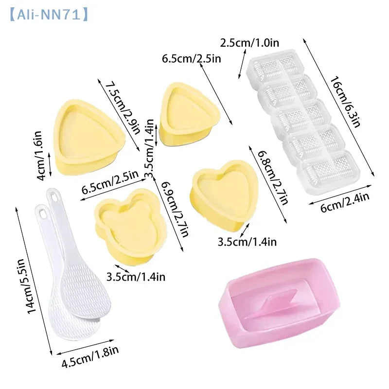 Kit professionnel de fabrication de bentos 8 pièces Smarty Chef