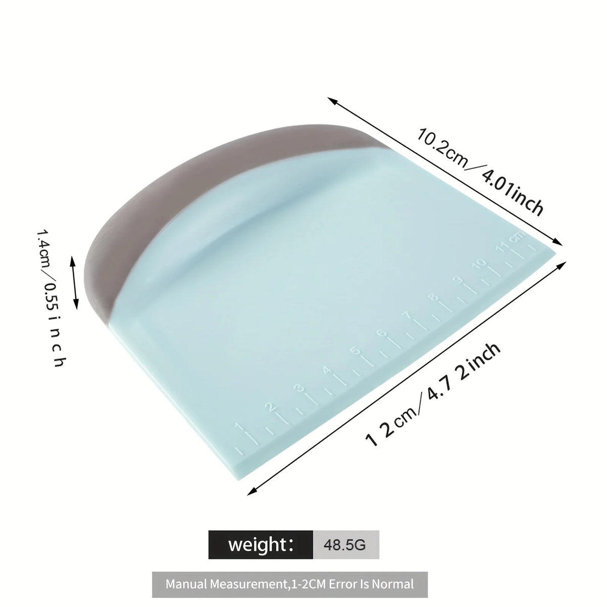 Spatule grattoir à pâte silicone, vue 5