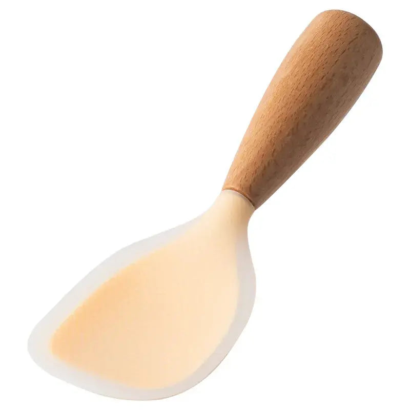 1Pcs Silicone Spoon Non-stick Cooking Spoon Anti-scalding Pot Rice High-temperature-resistant Spoon Durable Kitchen Gadgets Smarty Chef
