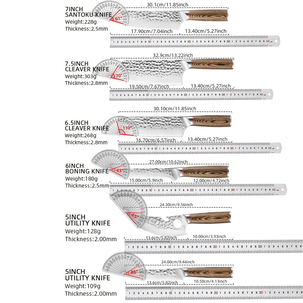 Couteau Cuisine ZENBLADE™ | Ensemble 6 Couteaux De Chef