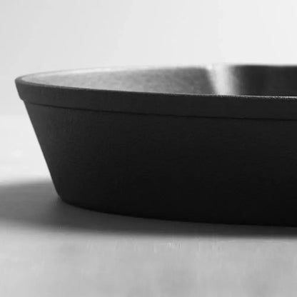 Uncoated Nonstick Frying Pan Signature Teardrop Handle Cast Iron Small Omelette Pan Multi-size Heat-Resistant Saute Pot Kitchen Smarty Chef