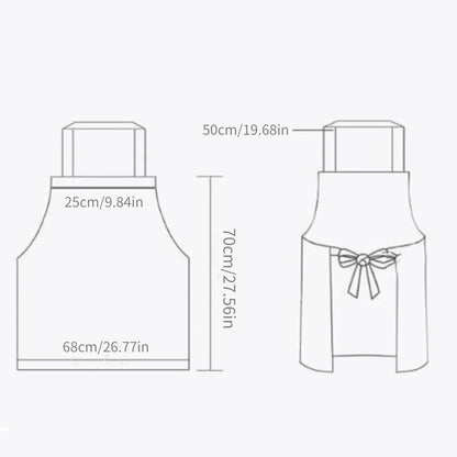 Tablier de cuisine femme APRONIX™ | Tablier Élegant Imperméable