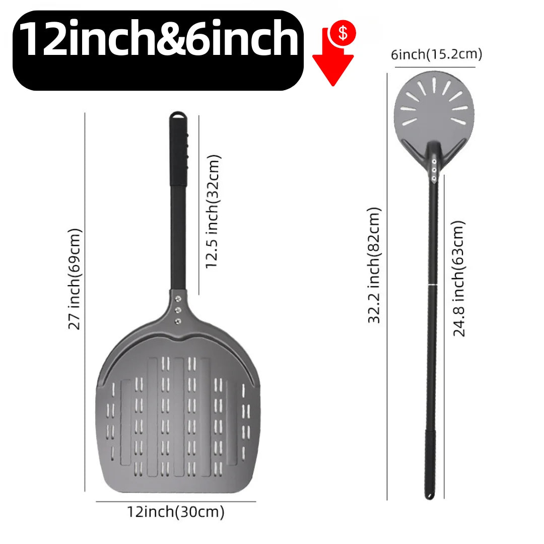 Lot 2 12 pouces 69 cm Couleur Pelle À Pizza En Aluminium Anodisé Pour Four
