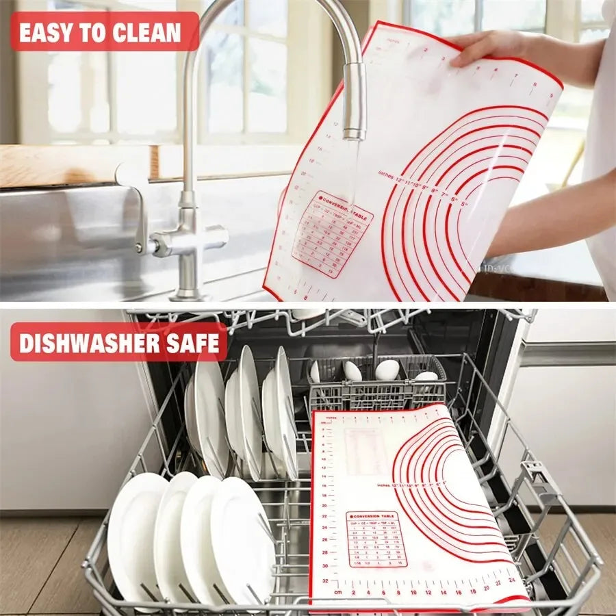 Tapis de pétrissage silicone antiadhésif, vue 5