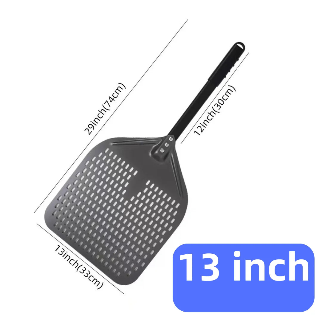 Noir 13 pouces 74 cm Couleur Pelle À Pizza En Aluminium Anodisé Pour Four