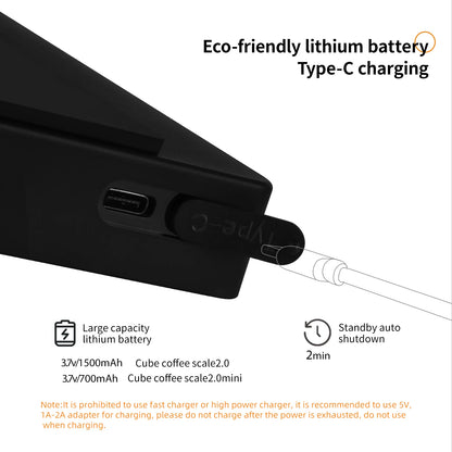 Balance Café Rechargeable | SmartCoffeeScale 2kg/0.1g