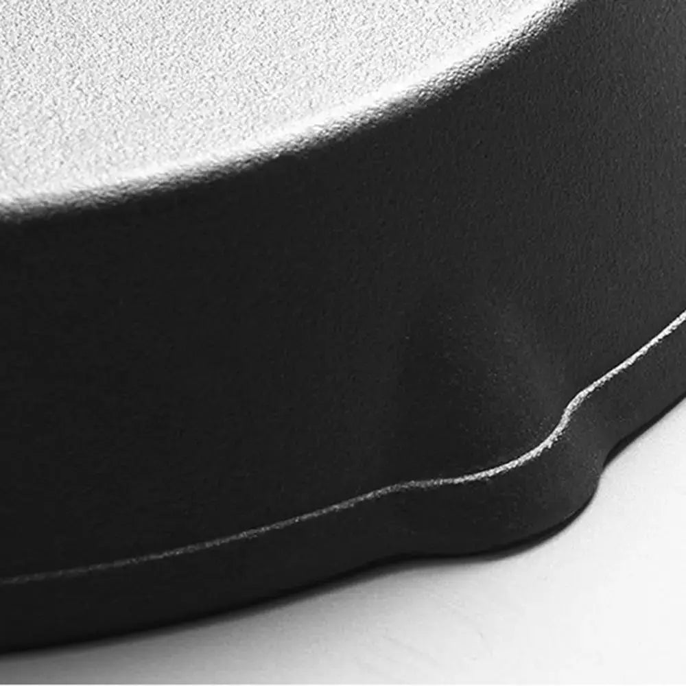 Uncoated Nonstick Frying Pan Signature Teardrop Handle Cast Iron Small Omelette Pan Multi-size Heat-Resistant Saute Pot Kitchen Smarty Chef